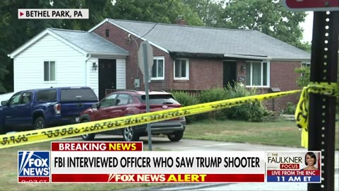 FBI interviewed local officer who saw Trump shooter and retreated before shots were fired Fox News