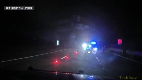 Truck Slams Into NJ State Police Vehicles on Highway