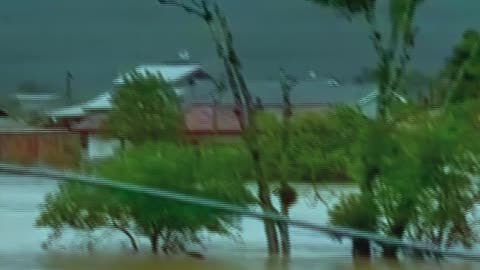 Hundreds of houses and cars are flooded in Florianopolis, Brazil