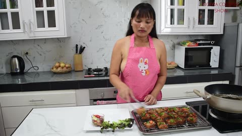 Mince Pork Spread with Fried Bread [NOBRA] Sexy Lingerie - Apron no bra