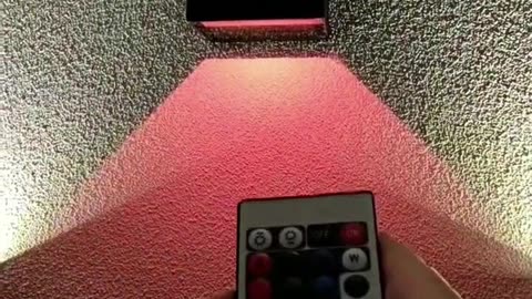 Remote control RGB wall light