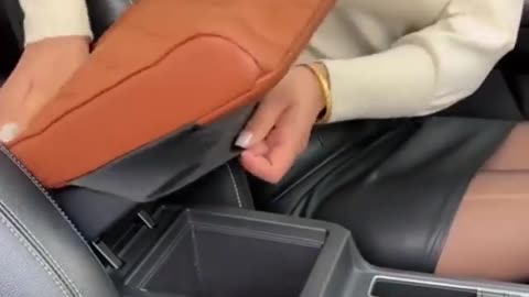 Leather Car Armrest Box Pad, [Universal Style]