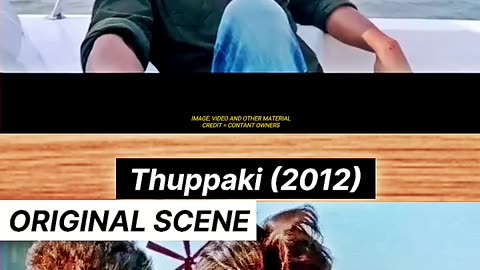 Akhay kumar vs Vijay thalapathy💯🔥 Holiday remake vs Original thuppaki #viral #trending #shorts