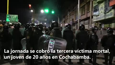 Tres muertos y 346 heridos por enfrentamientos en Bolivia