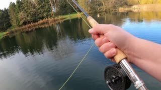 Lovely Trout Pond - Enjoyable Fly Fishing - Part 2