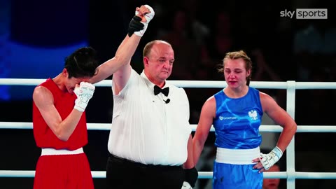 Chinese Taipei's Lin Yu-Ting beats Poland's Julia Szeremeta to win Olympic featherweight gold