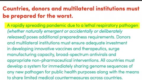 💥MUST-SHARE💥 THE PLAN - WHO plans for 10 years of pandemics, from 2020 to 2030