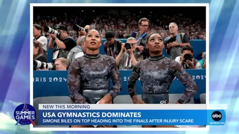 Team USA dominate women’s gymnastics qualifiers