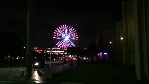 Okinawa American Village led lights night view