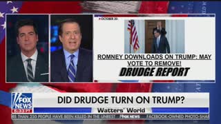 Jesse Watters analyzes Matt Drudge's changes