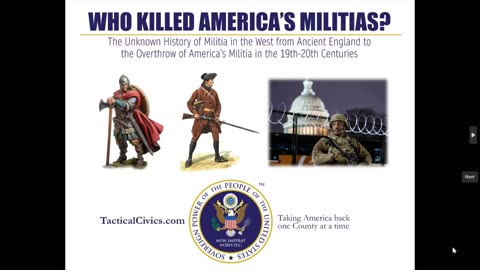 'WHO KILLED THE MILITIA?': THE ANCIENT ORIGINS OF THE MILITIA - PART 1