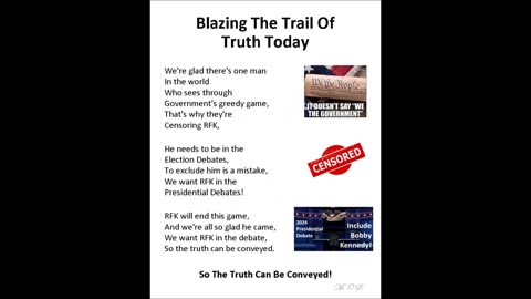 Blazing The Trail Of Truth Today - Updated Version