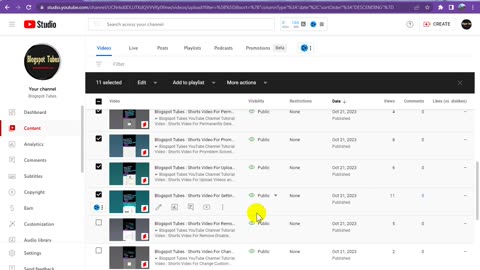 How To Create YouTube Shorts Video Playlist on YouTube Channel