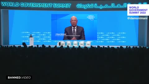 Alex Jones hacking the video feed from World Government 2022 Summit to tell Klaus Schwab and the rest of the globalists what he thinks of them.