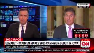 Manchin says Elizabeth Warren would have a tough time in West Virginia