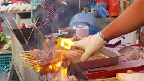 street food - Grilled lamb