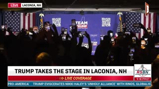 LIVE: Donald Trump Delivering Remarks in Laconia, NH...