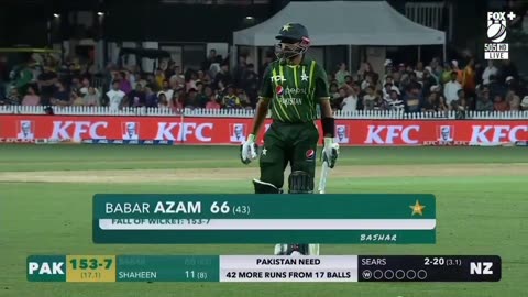 Babar Azam Brilliant batting against New Zealand