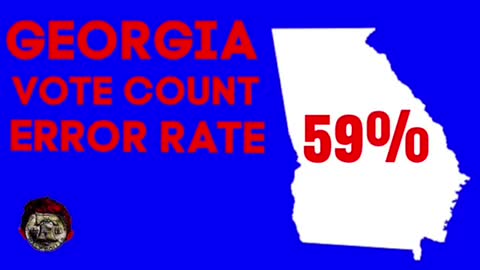 59% discrepancy Georgia Voter count