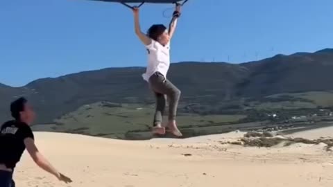 Flying kid😱😍😍