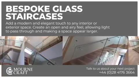 Elevate your space with our stunning glass balustrades