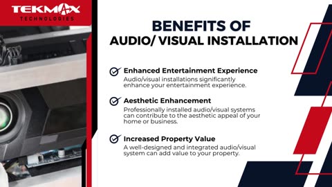 Residential Audio/ Visual Installation | Tekmax Technologies