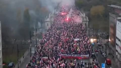 POLAND, TODAY: Hundreds of thousands take to the streets to celebrate their country