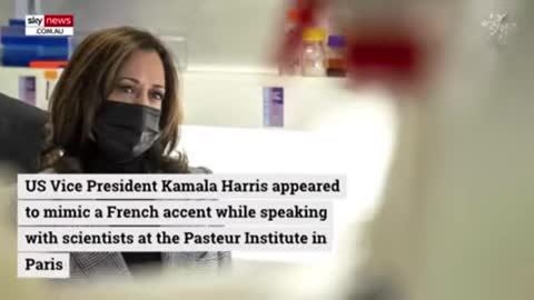 Kamala develops a french accent