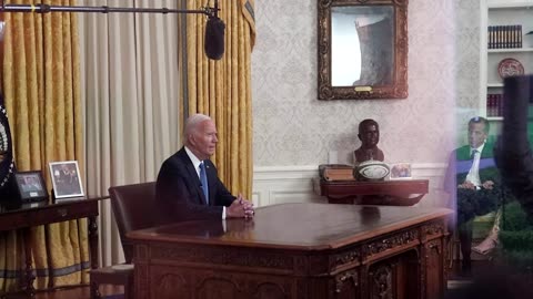 'Best way forward is to pass the torch': Biden from Oval Office