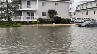 Tropical Storm Fay causes massive flooding in Avalon, New Jersey