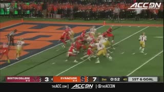 The ACC on US Sports Presented by CoachTube: Boston College vs. Syracuse Game Highlights