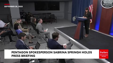 WATCH- Pentagon Holds Press Briefing Amidst Looming Threat Of Government Shutdown