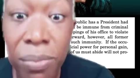 Joy Reid post cringe, and unhinged video following SCOTUS ruling