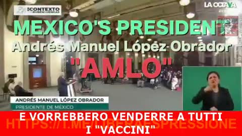 Presidente Messico: "Prudenza con i vaccini. Alle case farmaceutiche interessa solo vendere"