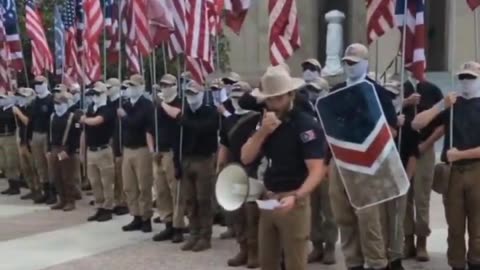 FEDS on Parade 1 - BREAKING A group called the Patriot Front