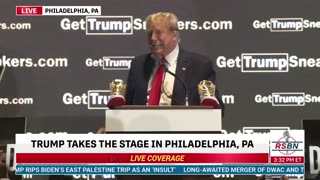 President Trump Gives Speech at Sneaker Con in Philadelphia (Full Speech)