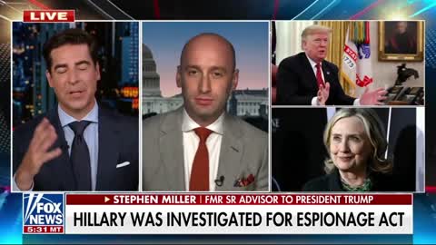 Stephen Miller 'Donald Trump Is The Umpire Of What Is Classified'