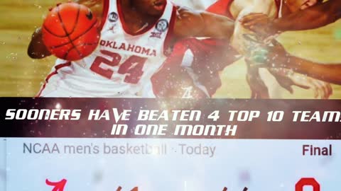 SOONERS PULL OFF THEIR 4TH TOP 10 WIN IN ONE MONTH