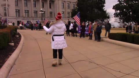 January 6th protest at the Arkansas State Capitol part 3