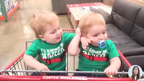 Cute Moment Of Twins Baby Arguing || 5-Minute Fail