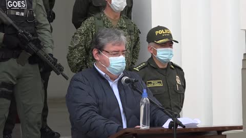 MinDefensa anunció en Bucaramanga la captura de ‘Barbas’, presunto cabecilla financiero del Eln