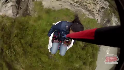 Don't miss this out. The scariest Canyon Swing Chair Queenstown New Zealand 😱