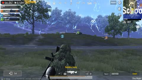 Pubg Mobile Game Surviving Outside Zone Killing Enemies Trick