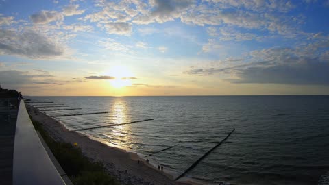 Sunset timelapse at Seaside