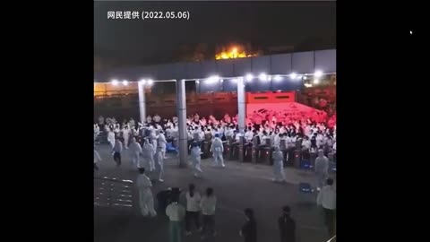 Shanghai Factory Employees Riot over Covid restrictions.