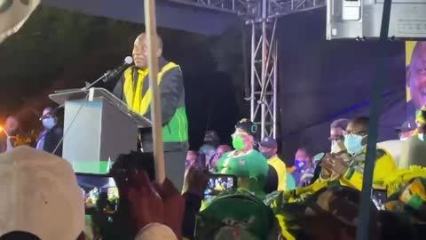 ANC Rally: President Cyril Ramaphosa speaking 2