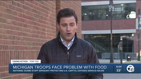 National Guard troops in DC sent to hospital for undercooked food, meals with metal shavings