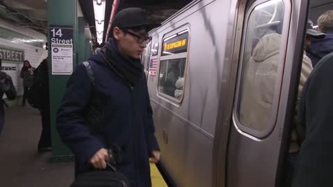 Watch NYers' Hearts Break As They JUST Miss The Subway Train