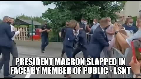 President Macron Slapped in Face On visit To France!