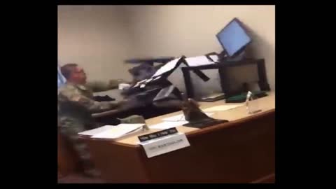 Office prank went wrong